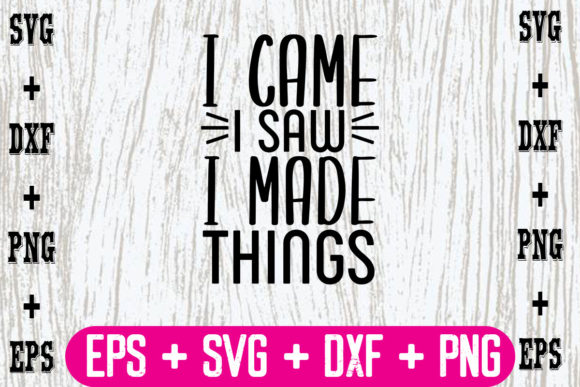 I Came I Saw I Made Things: A Designer’s Review
