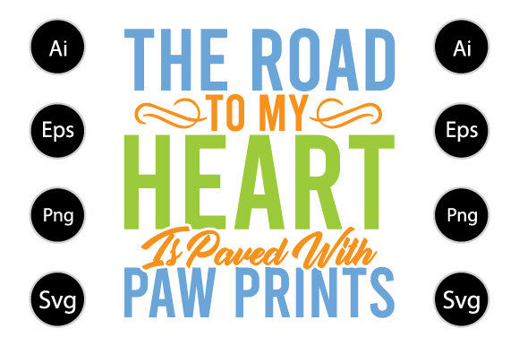 Review: My Heart is Paved with Paw Prints Design