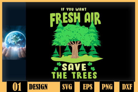 Review: Save the Trees for Fresh Air Embroidery Design