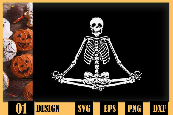 Review: Skeleton Lotus Yoga Balance Halloween Design