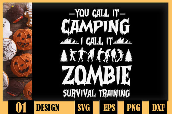 Reviewing Zombie Survival Training Camp Halloween Design